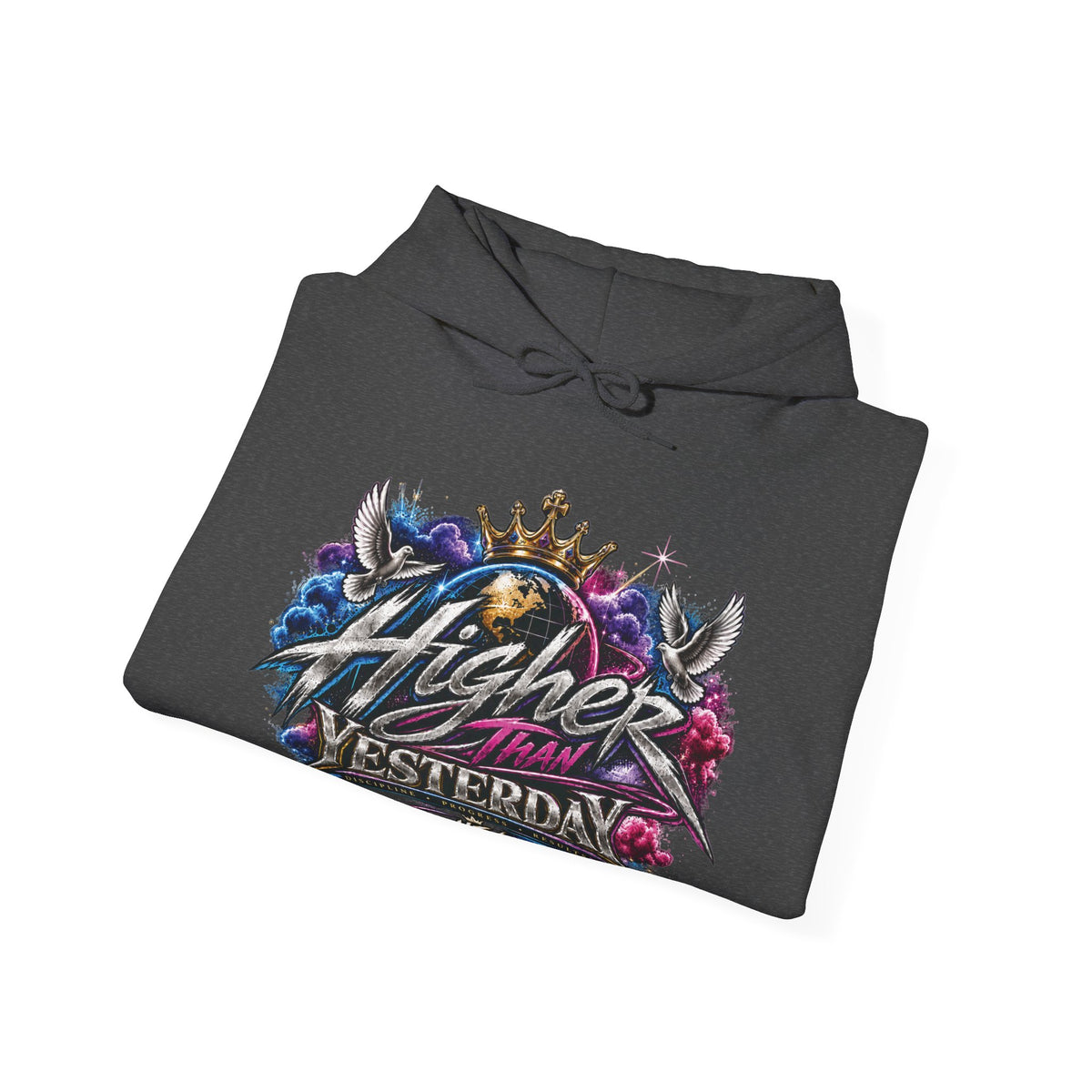 HigherThanYesterday x “Crowned Progress” Pullover Hoodie