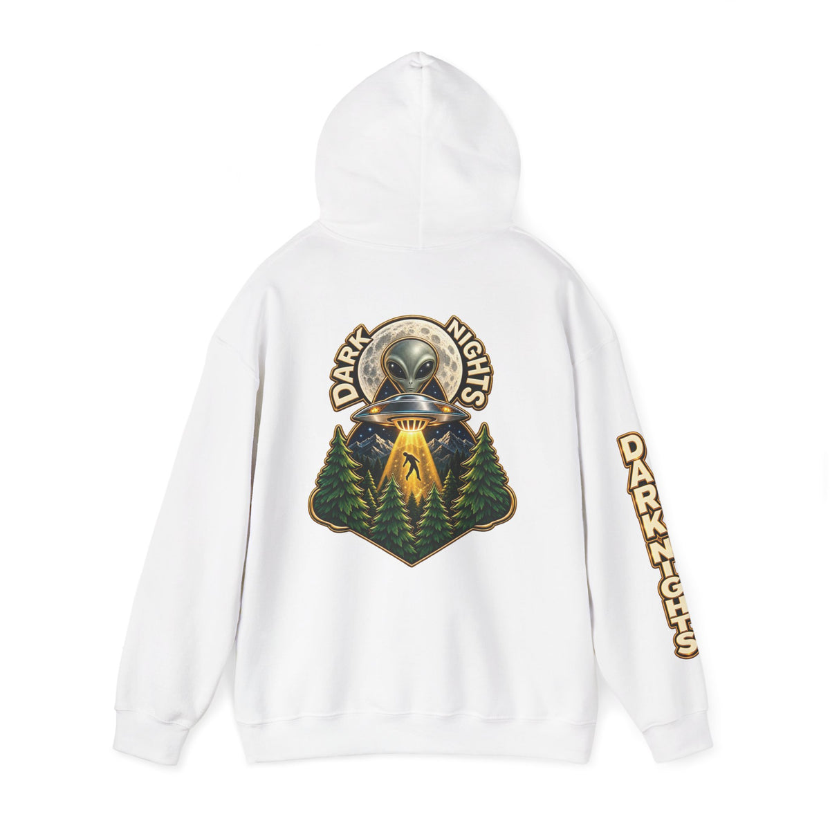 Dark Nights x Retro Abduction Graphic Hoodie