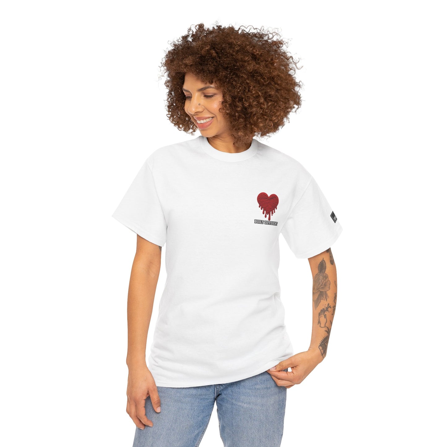 HOLF x Built Different Dripping Heart Tee