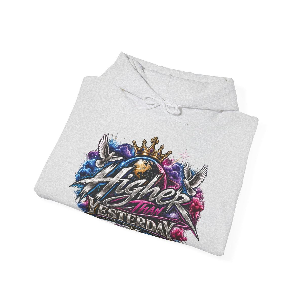HigherThanYesterday x “Crowned Progress” Pullover Hoodie