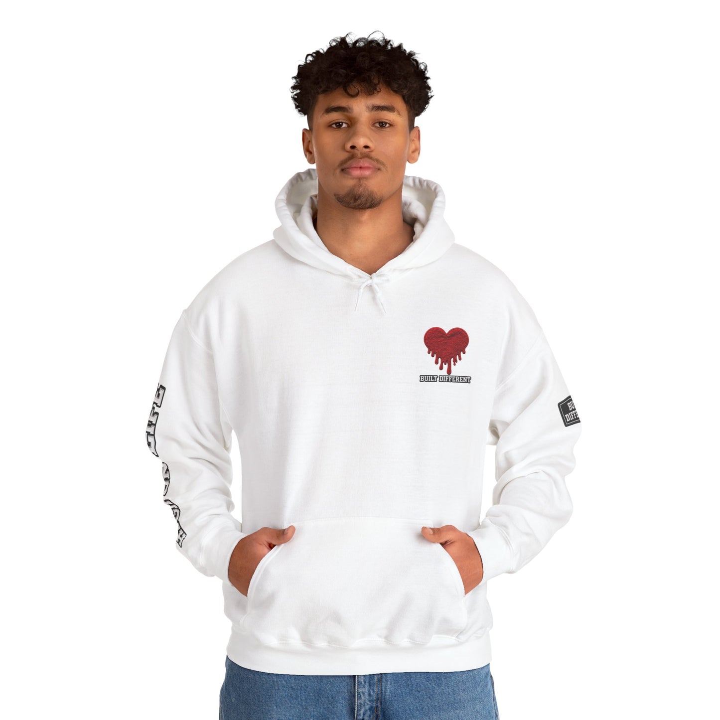 BuiltDifferent x HighOnLife x Dripping Heart Hoodie