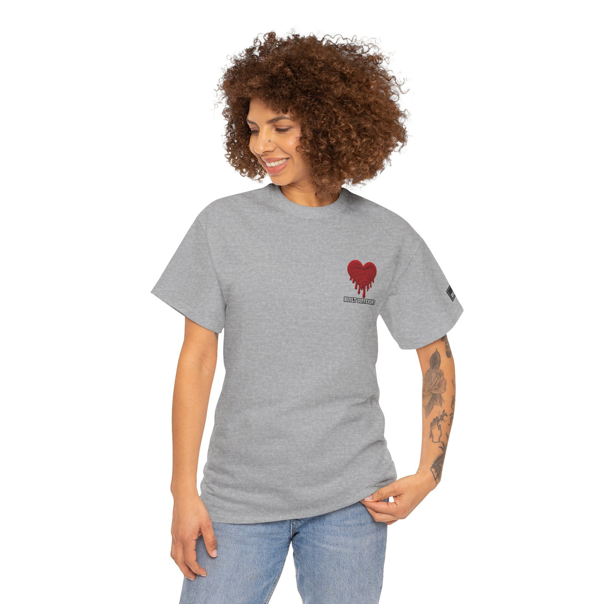 BuiltDifferent x HighOnLife x Dripping Heart TShirt