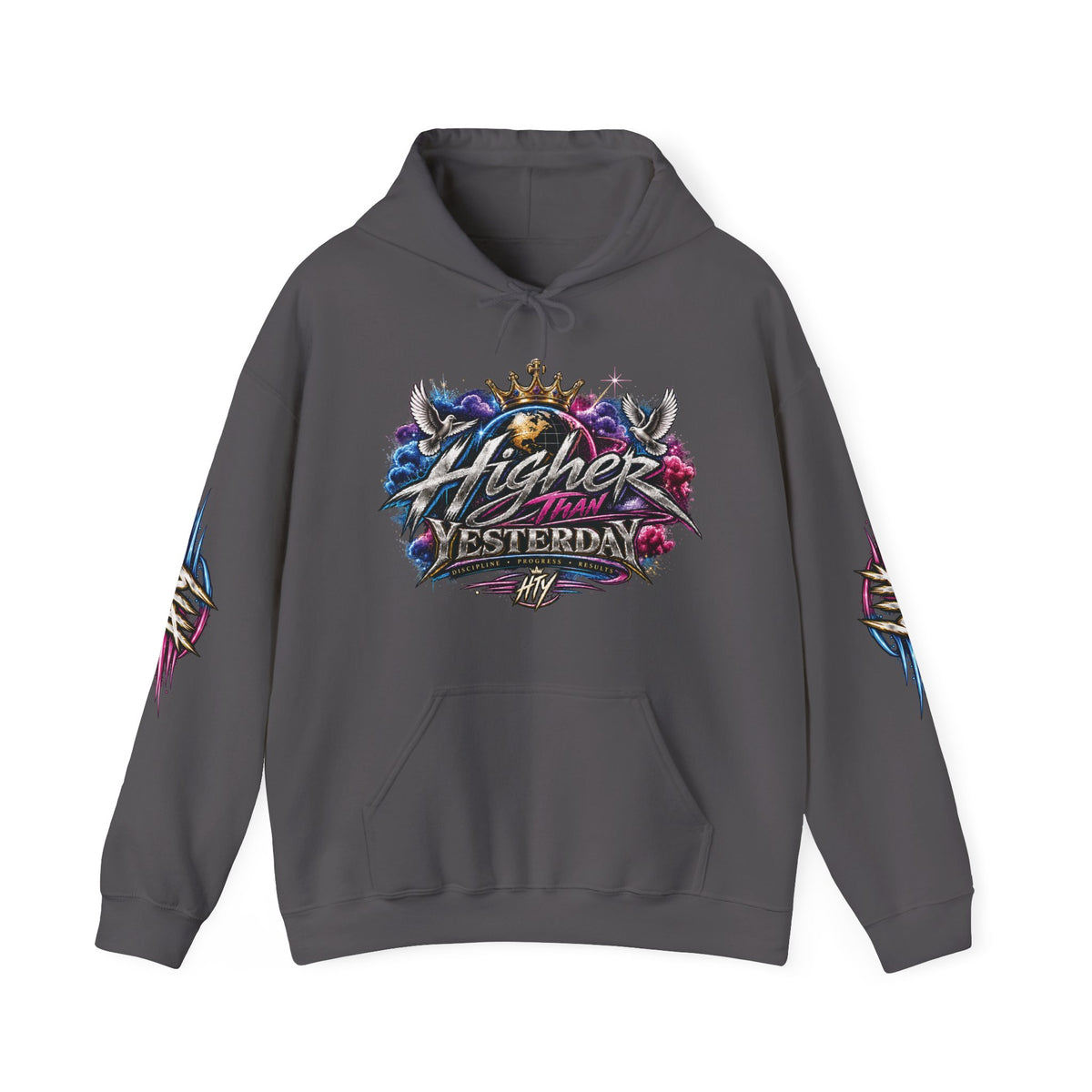 HigherThanYesterday x “Crowned Progress” Pullover Hoodie