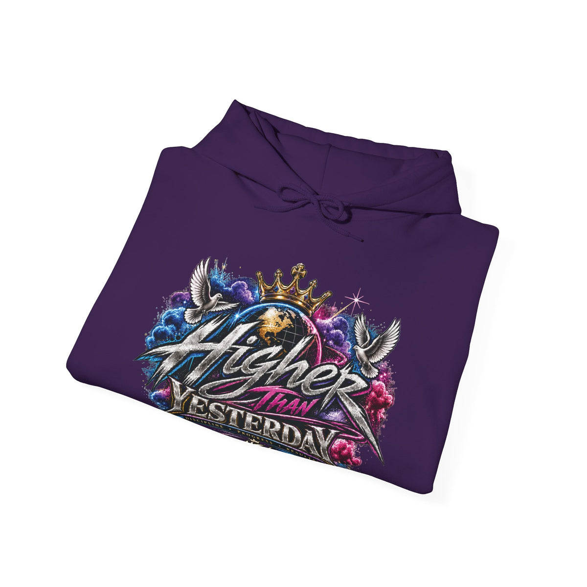 HigherThanYesterday x “Crowned Progress” Pullover Hoodie