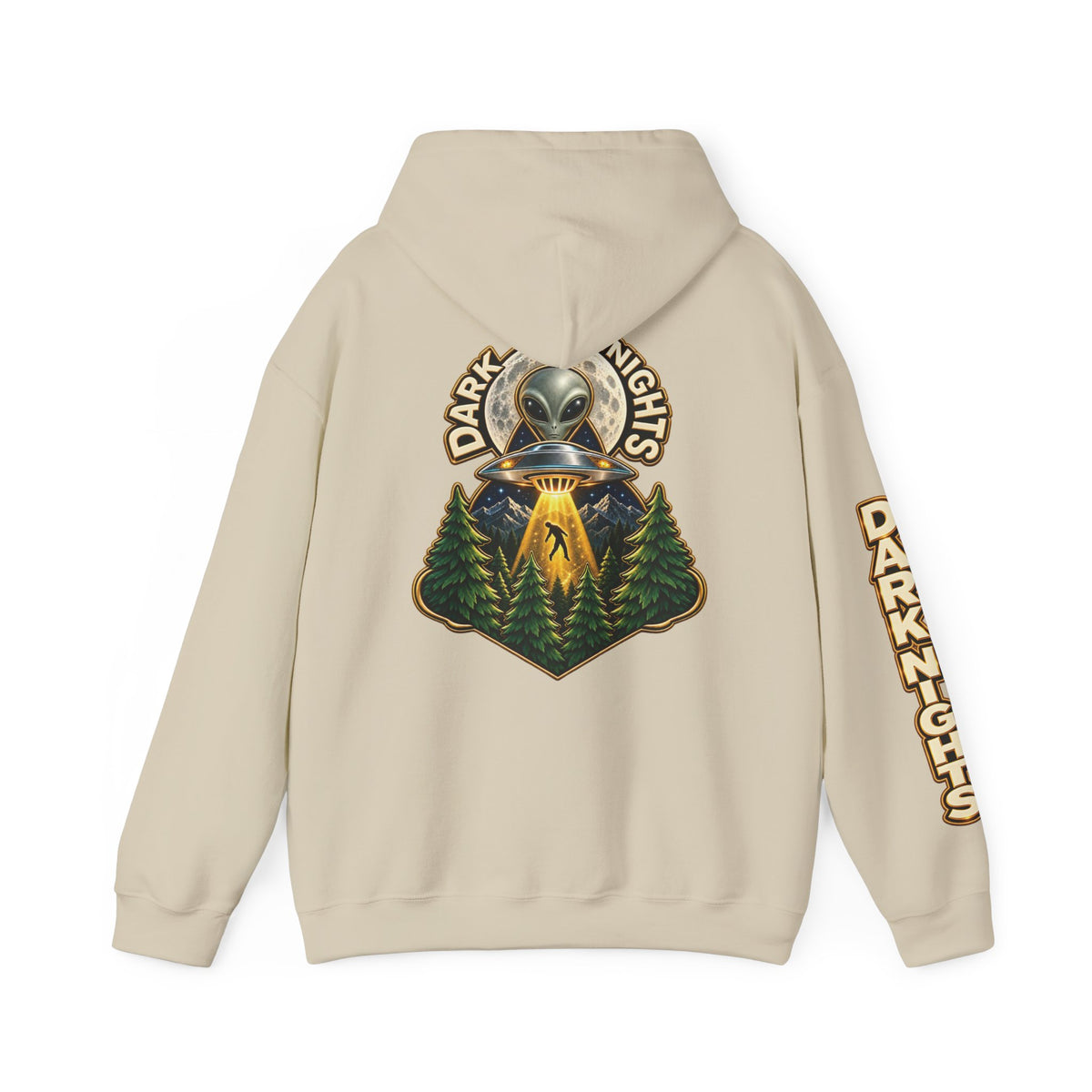 Dark Nights x Retro Abduction Graphic Hoodie
