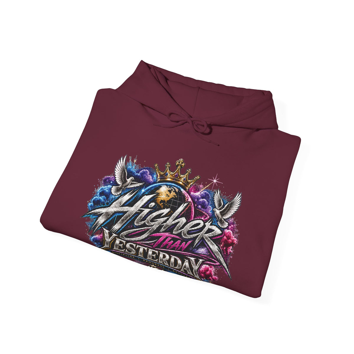 HigherThanYesterday x “Crowned Progress” Pullover Hoodie