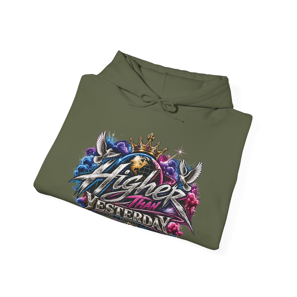 HigherThanYesterday x “Crowned Progress” Pullover Hoodie