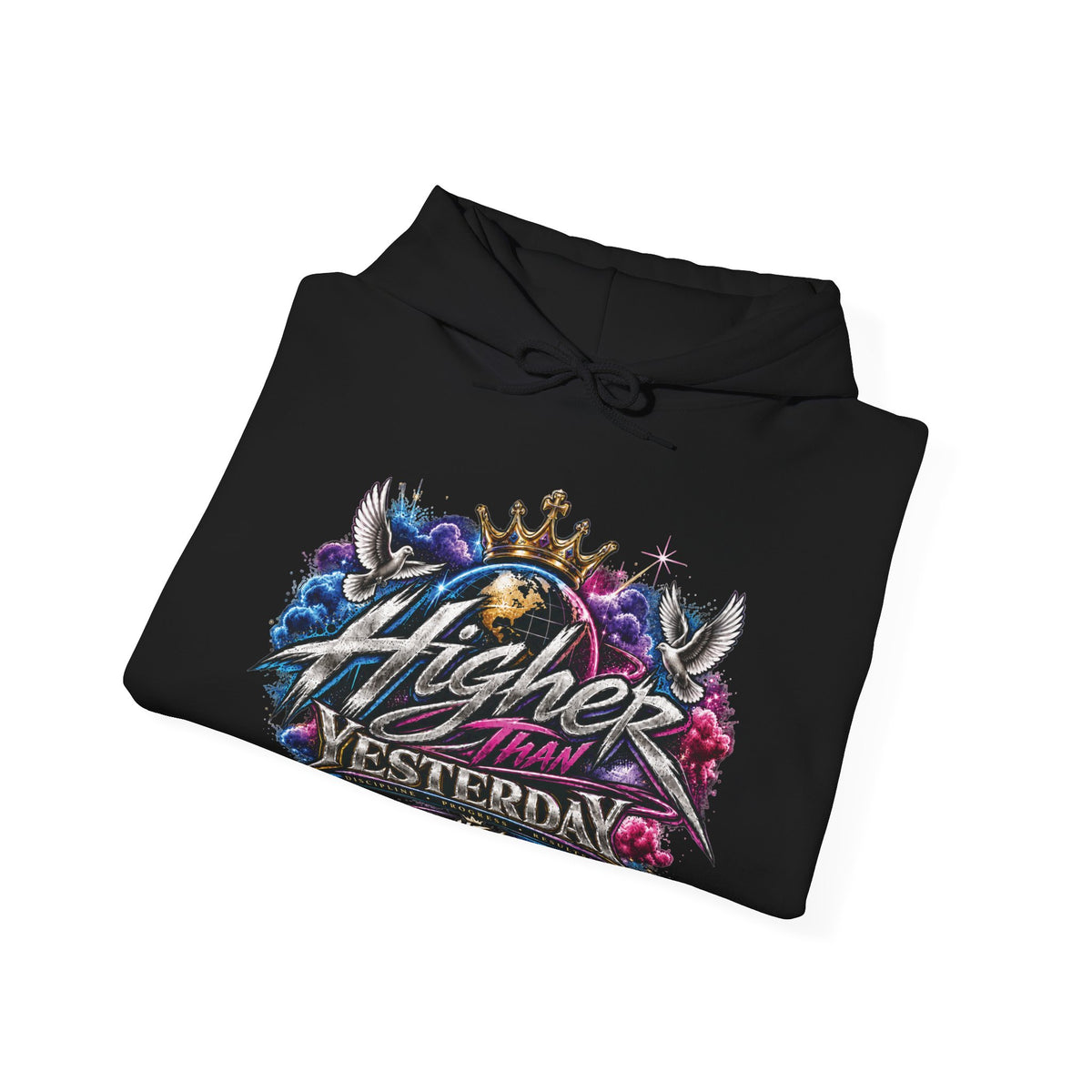 HigherThanYesterday x “Crowned Progress” Pullover Hoodie