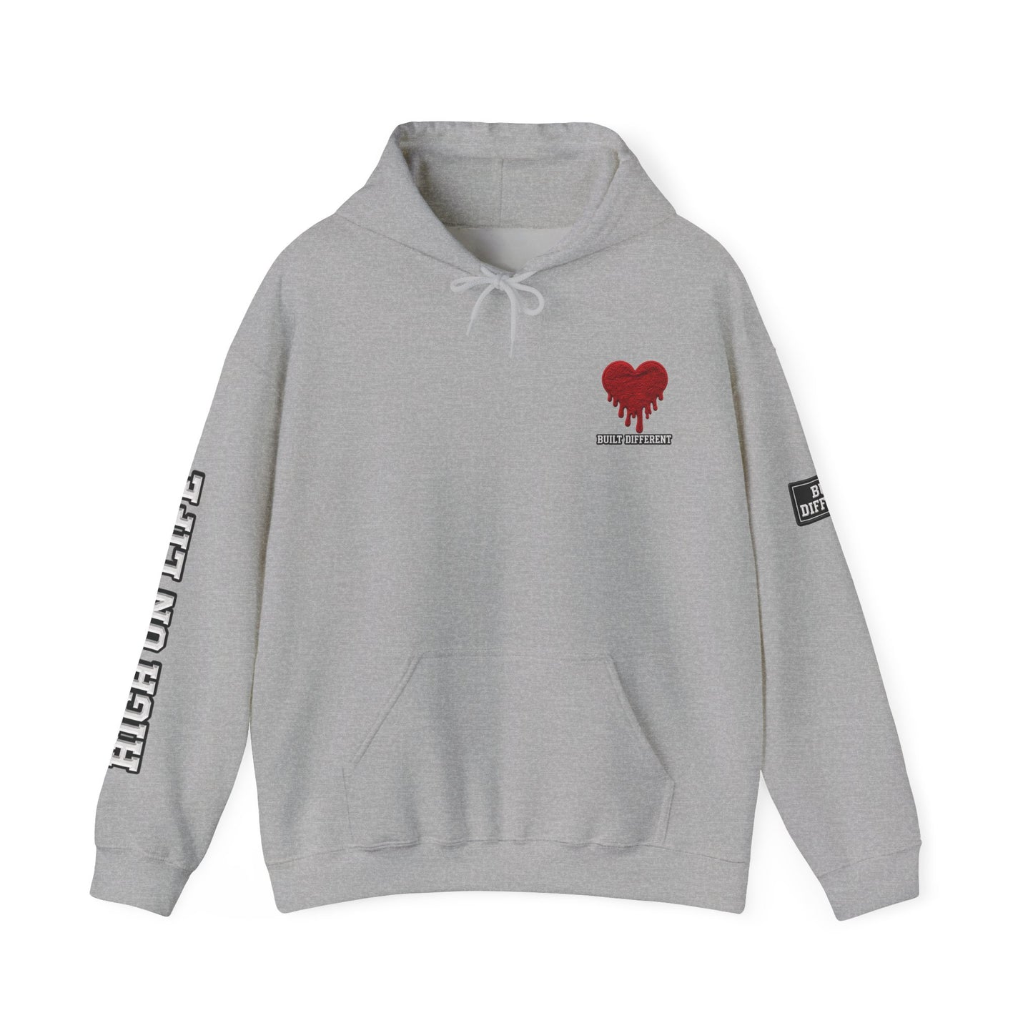BuiltDifferent x HighOnLife x Dripping Heart Hoodie