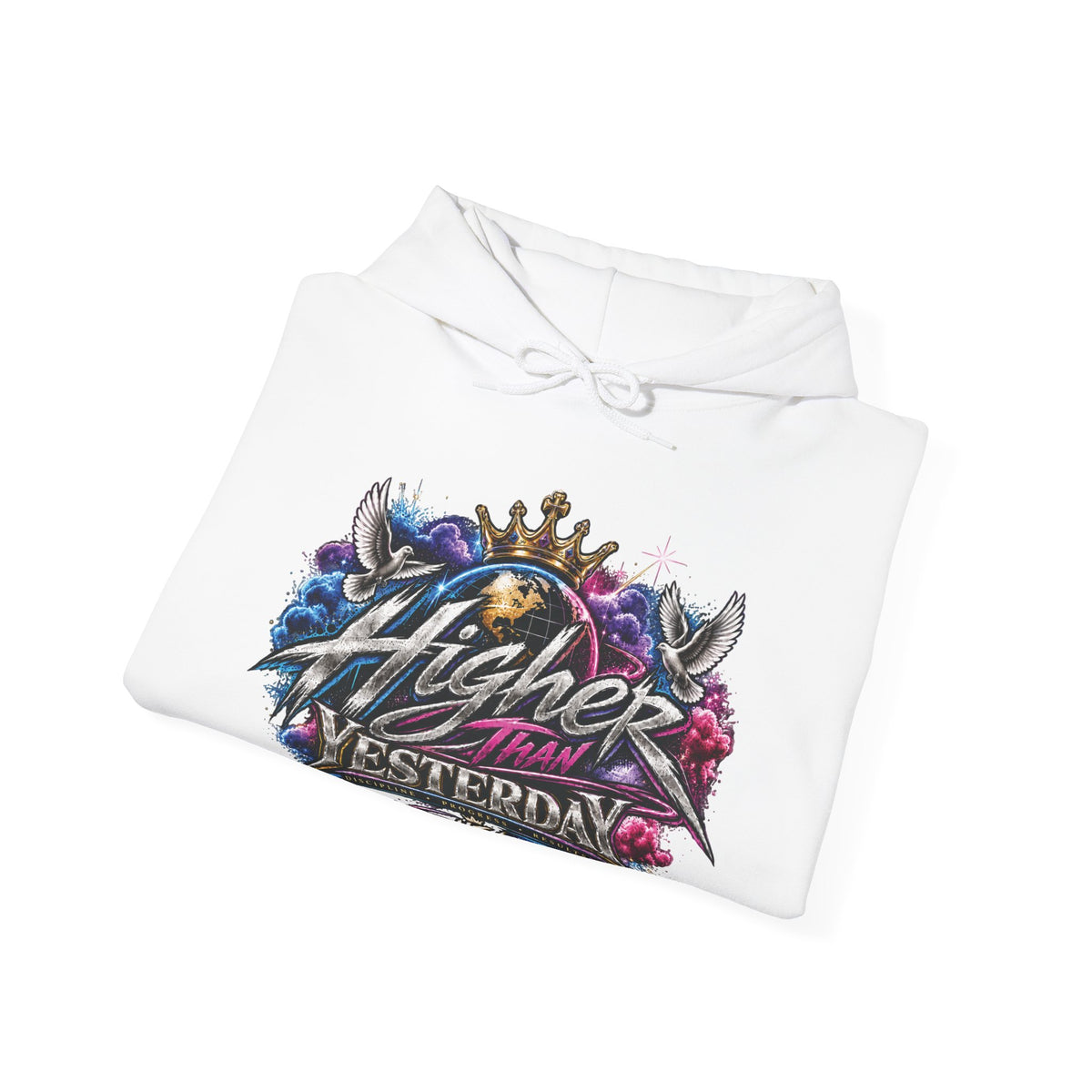 HigherThanYesterday x “Crowned Progress” Pullover Hoodie