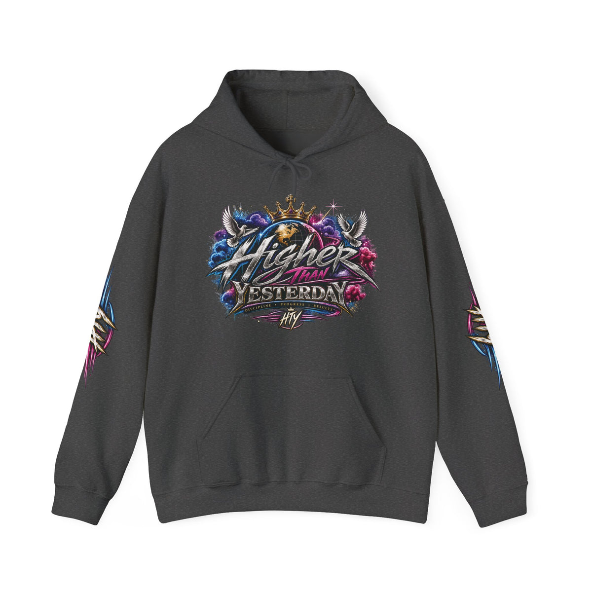 HigherThanYesterday x “Crowned Progress” Pullover Hoodie