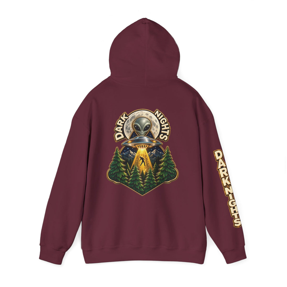 Dark Nights x Retro Abduction Graphic Hoodie