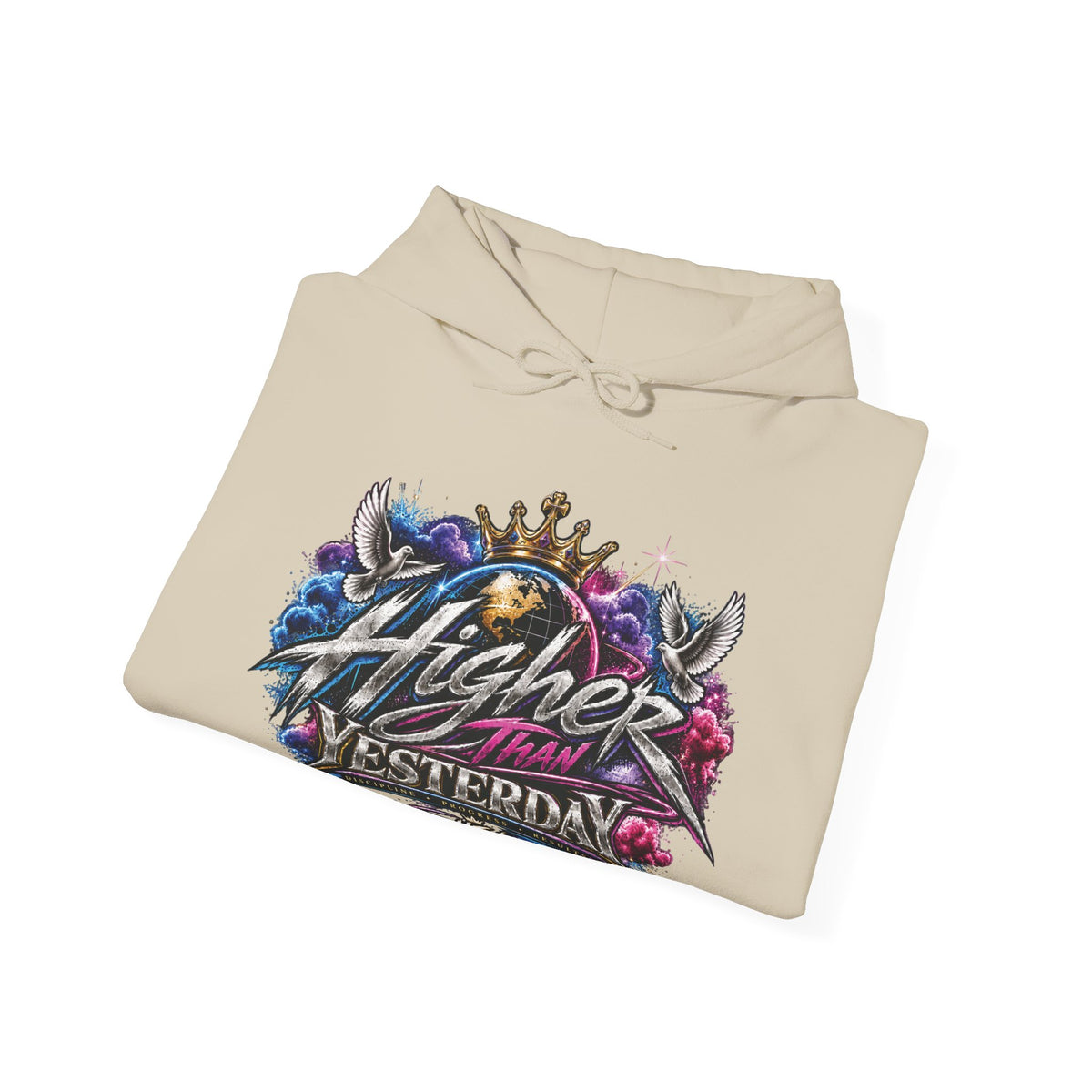 HigherThanYesterday x “Crowned Progress” Pullover Hoodie