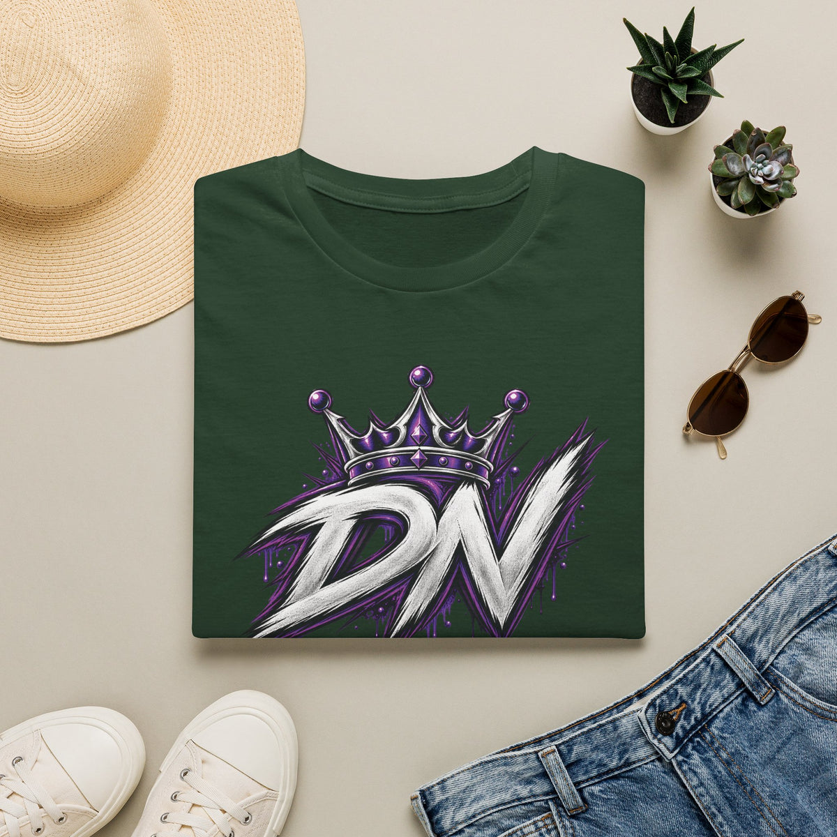 DN Crown x Thorned Heart Graphic T-Shirt