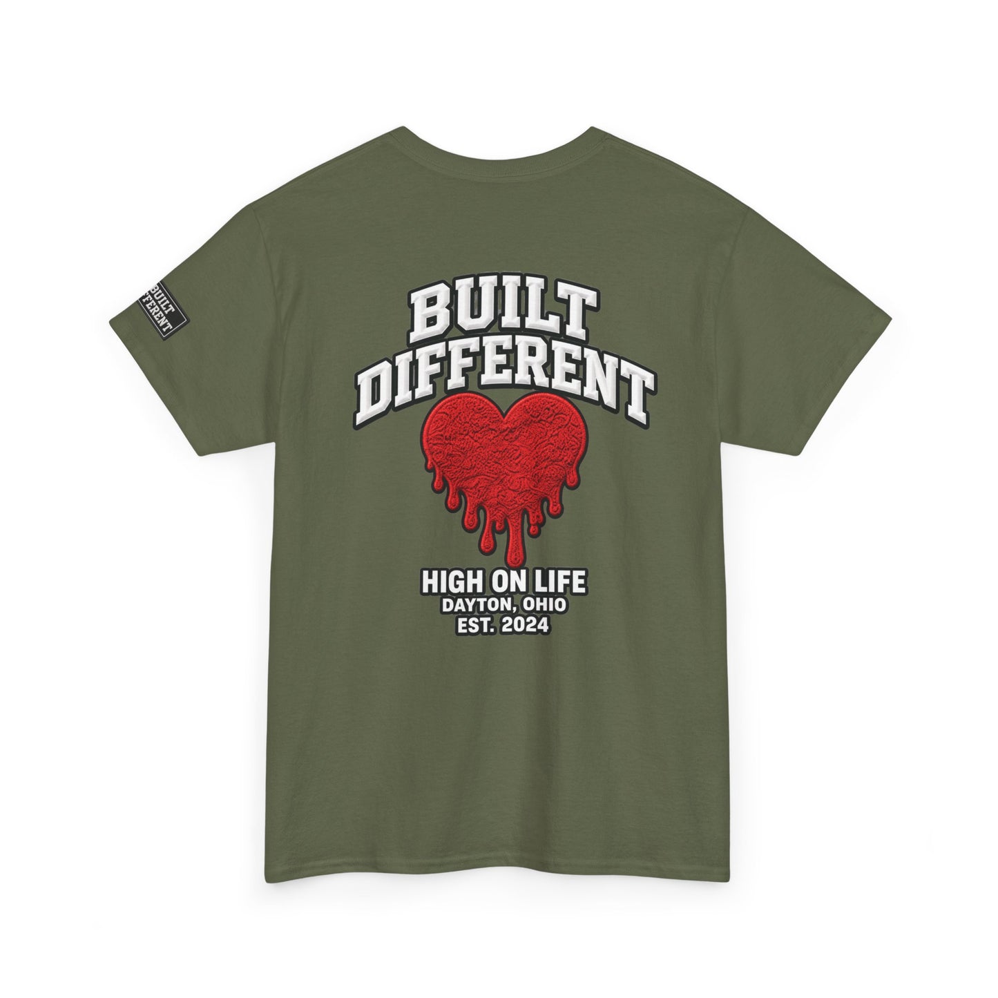 HOLF x Built Different Dripping Heart Tee