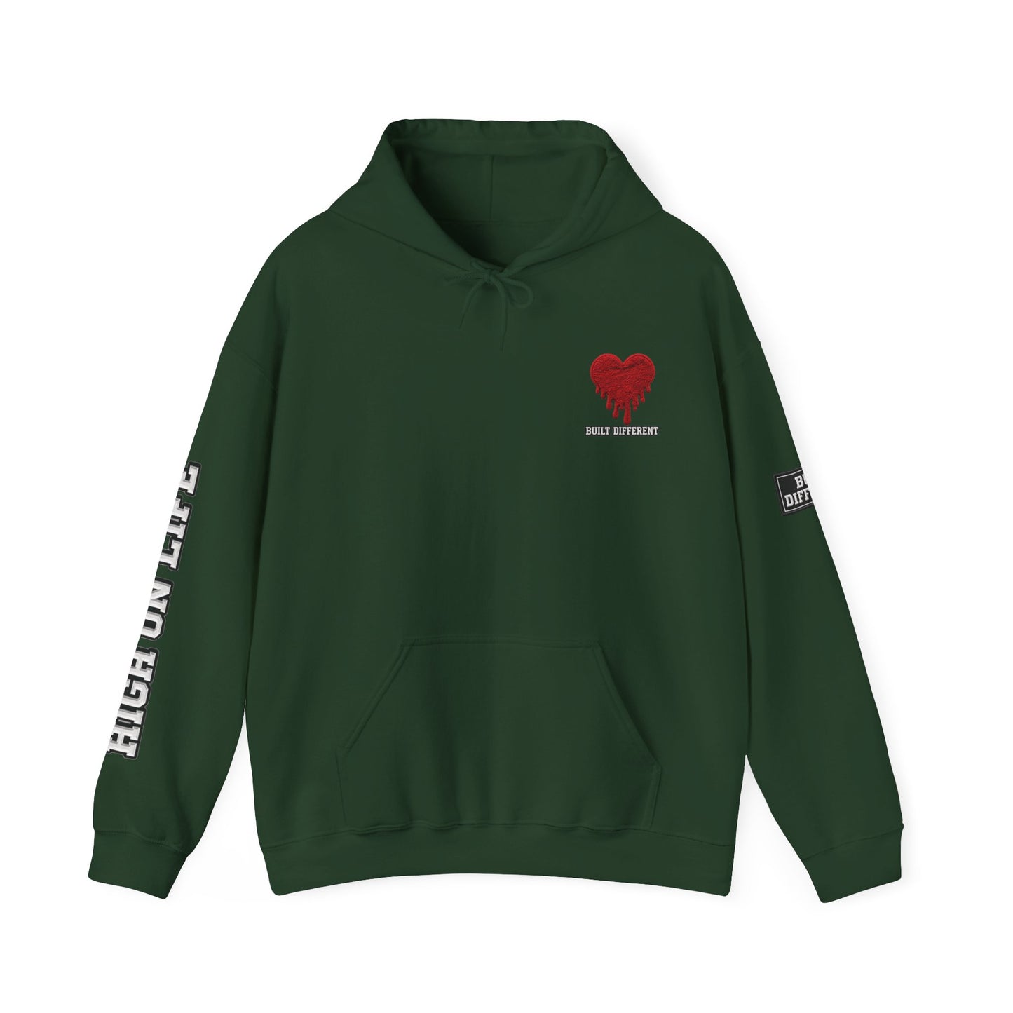 BuiltDifferent x HighOnLife x Dripping Heart Hoodie