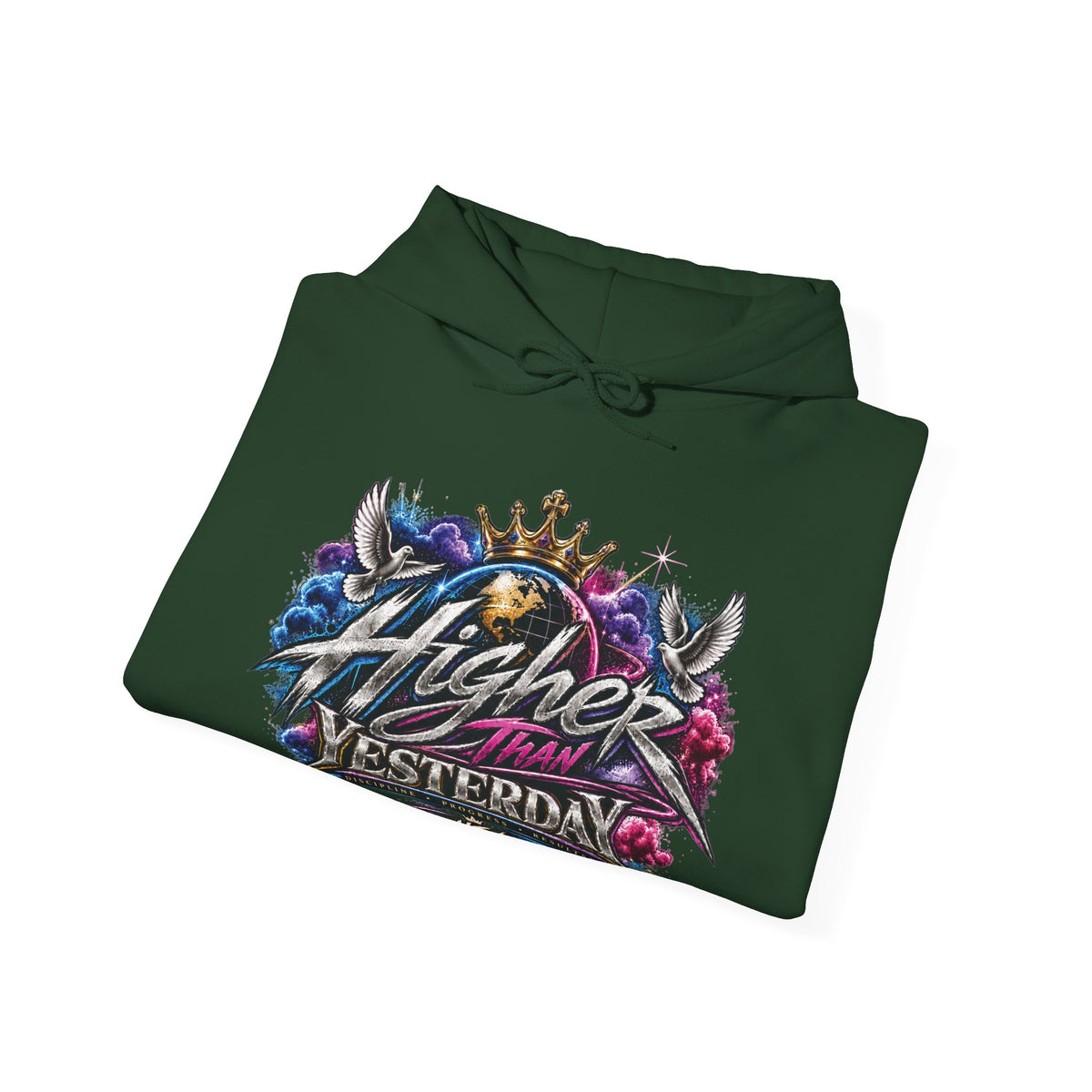 HigherThanYesterday x “Crowned Progress” Pullover Hoodie