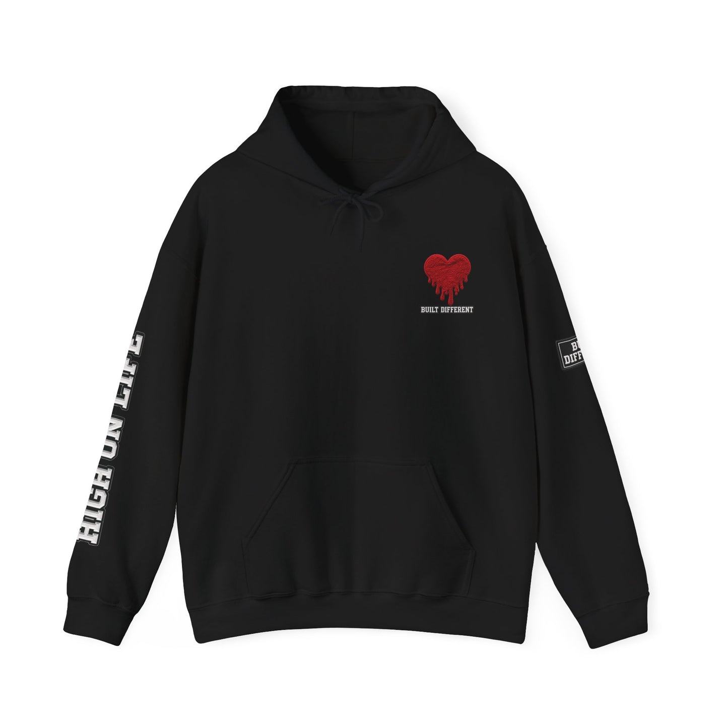 BuiltDifferent x HighOnLife x Dripping Heart Hoodie