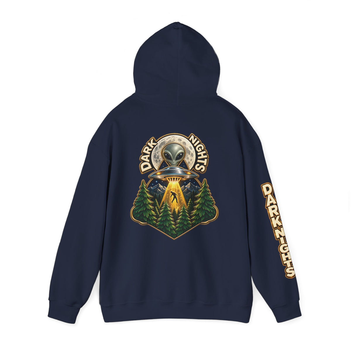 Dark Nights x Retro Abduction Graphic Hoodie