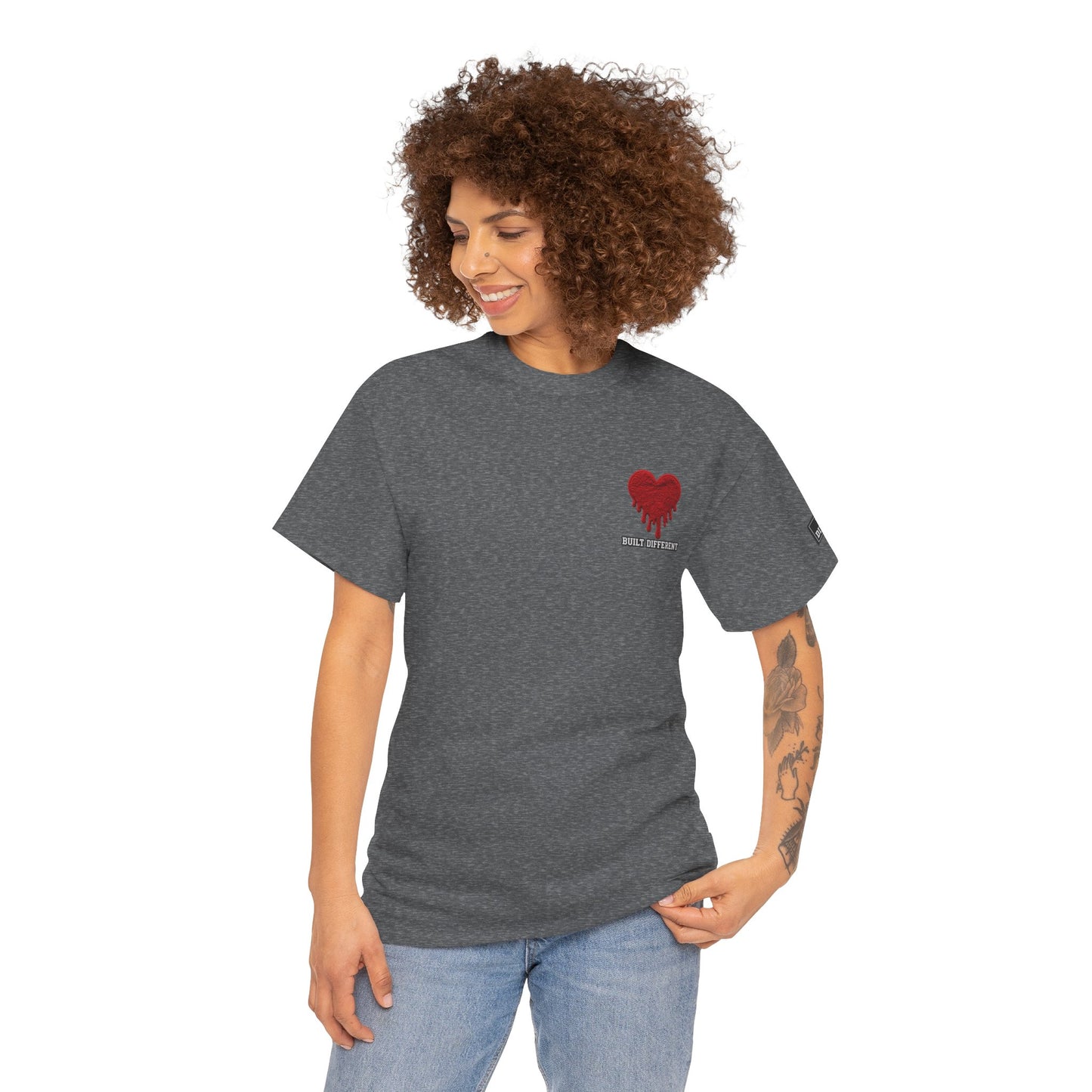 HOLF x Built Different Dripping Heart Tee