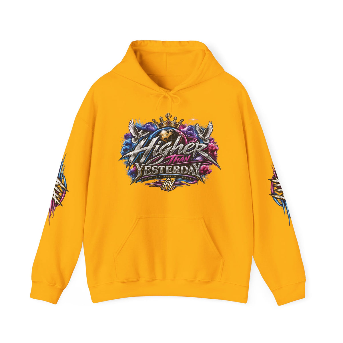 HigherThanYesterday x “Crowned Progress” Pullover Hoodie