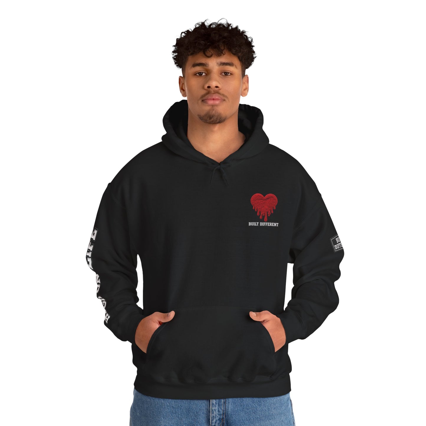 BuiltDifferent x HighOnLife x Dripping Heart Hoodie