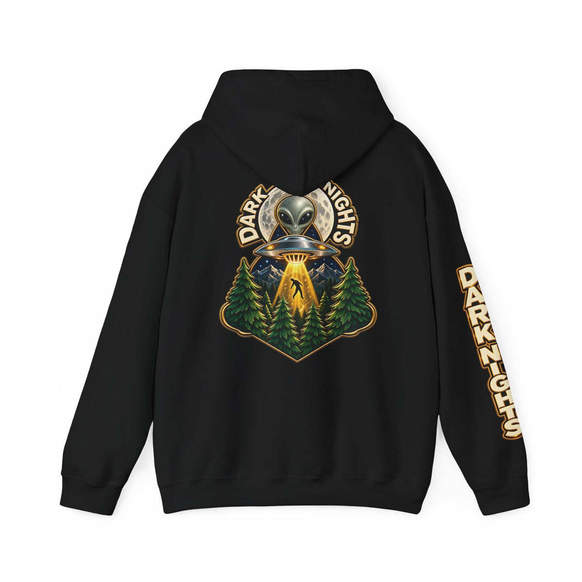 Dark Nights x Retro Abduction Graphic Hoodie