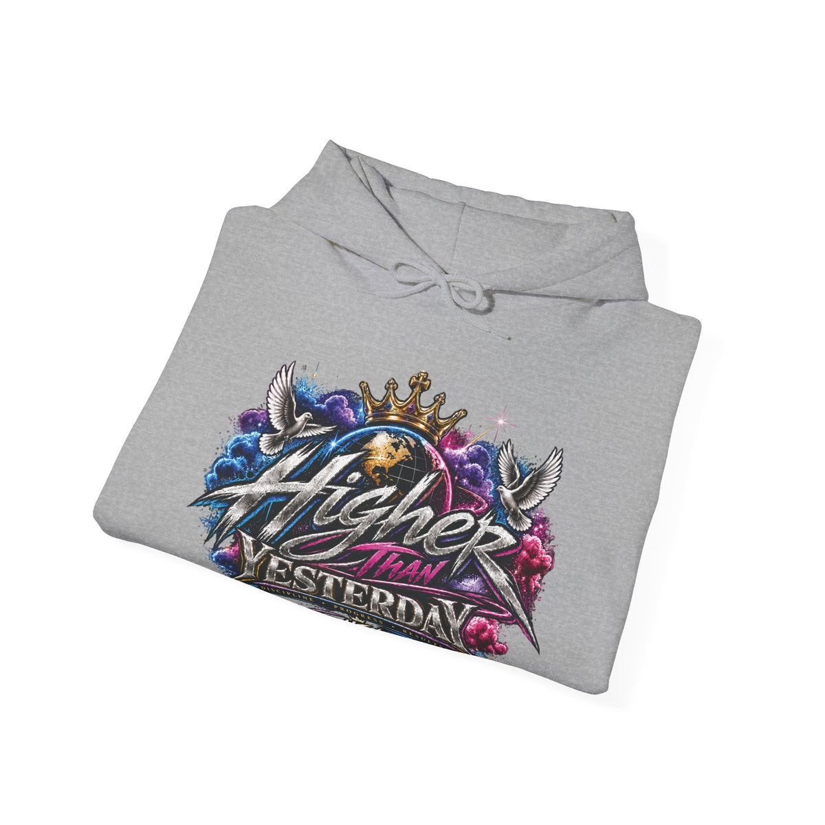 HigherThanYesterday x “Crowned Progress” Pullover Hoodie