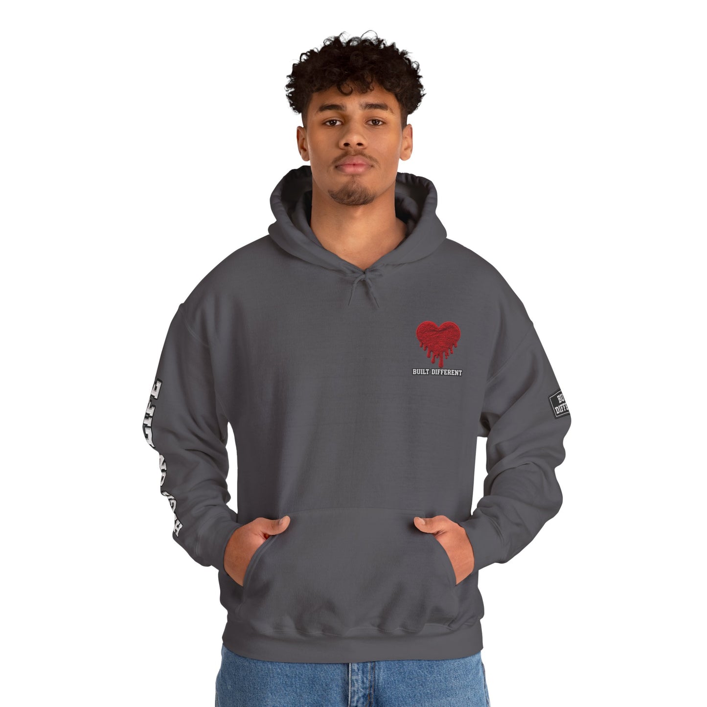 BuiltDifferent x HighOnLife x Dripping Heart Hoodie