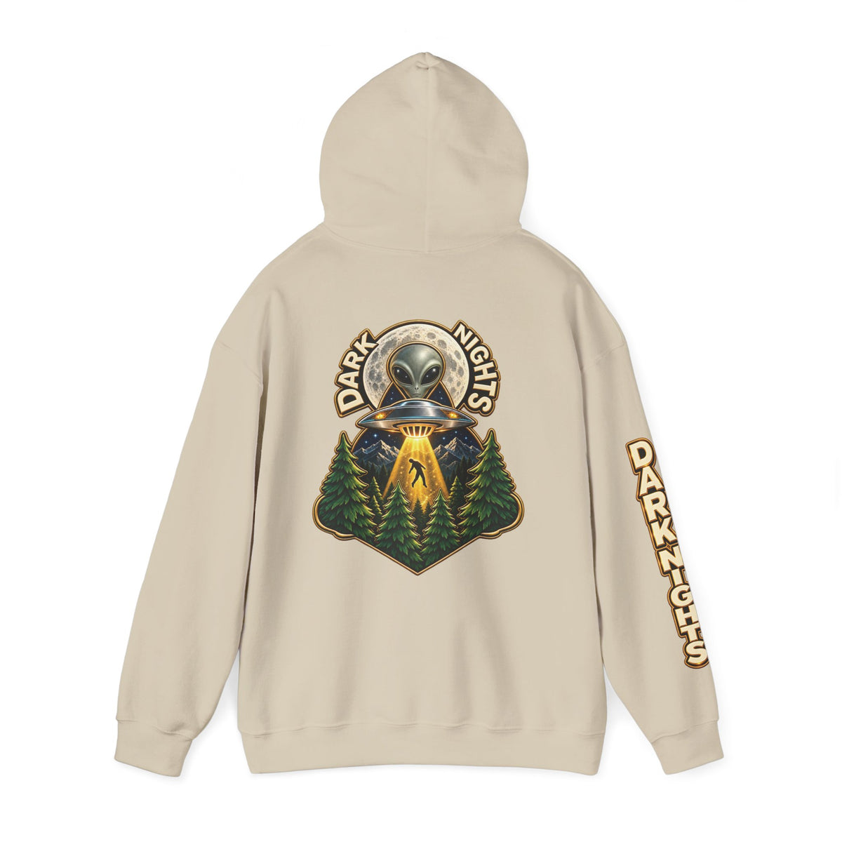 Dark Nights x Retro Abduction Graphic Hoodie