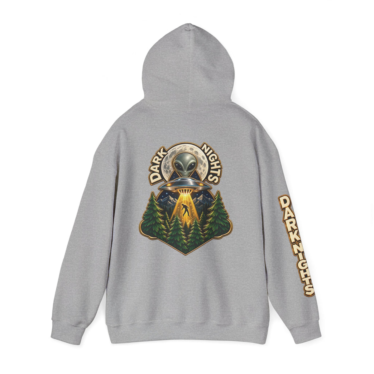 Dark Nights x Retro Abduction Graphic Hoodie