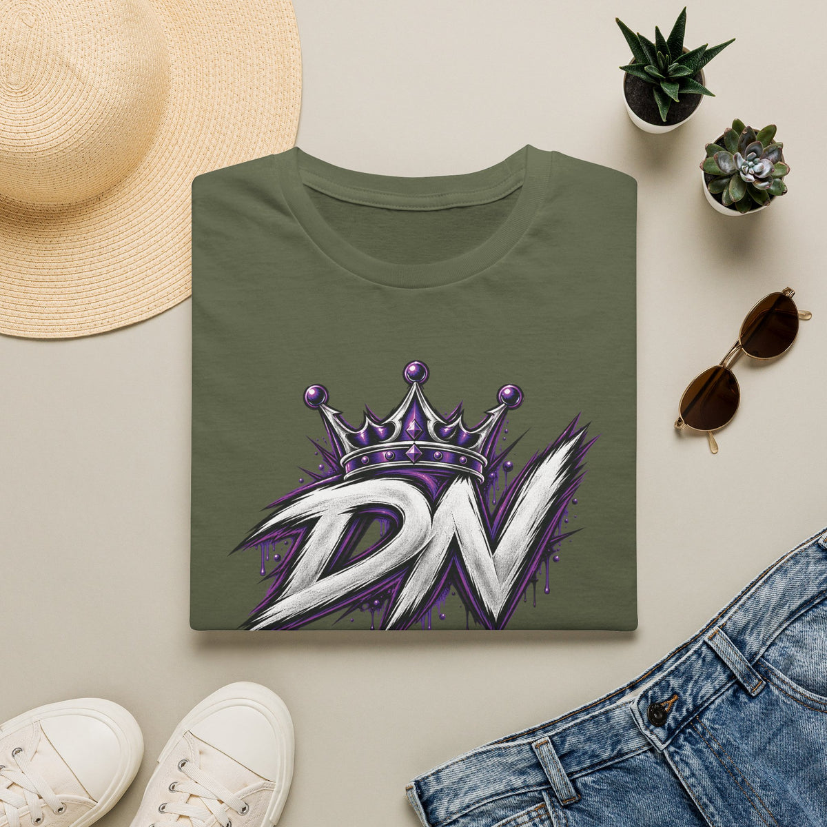 DN Crown x Thorned Heart Graphic T-Shirt