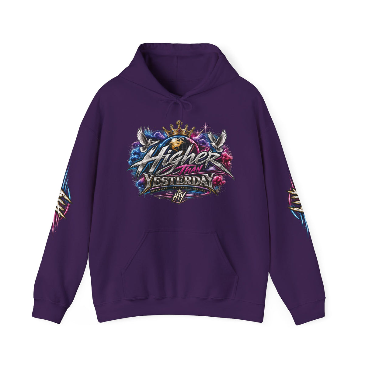 HigherThanYesterday x “Crowned Progress” Pullover Hoodie