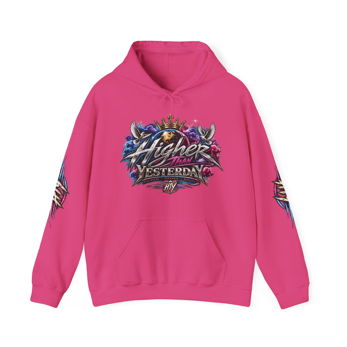 HigherThanYesterday x “Crowned Progress” Pullover Hoodie