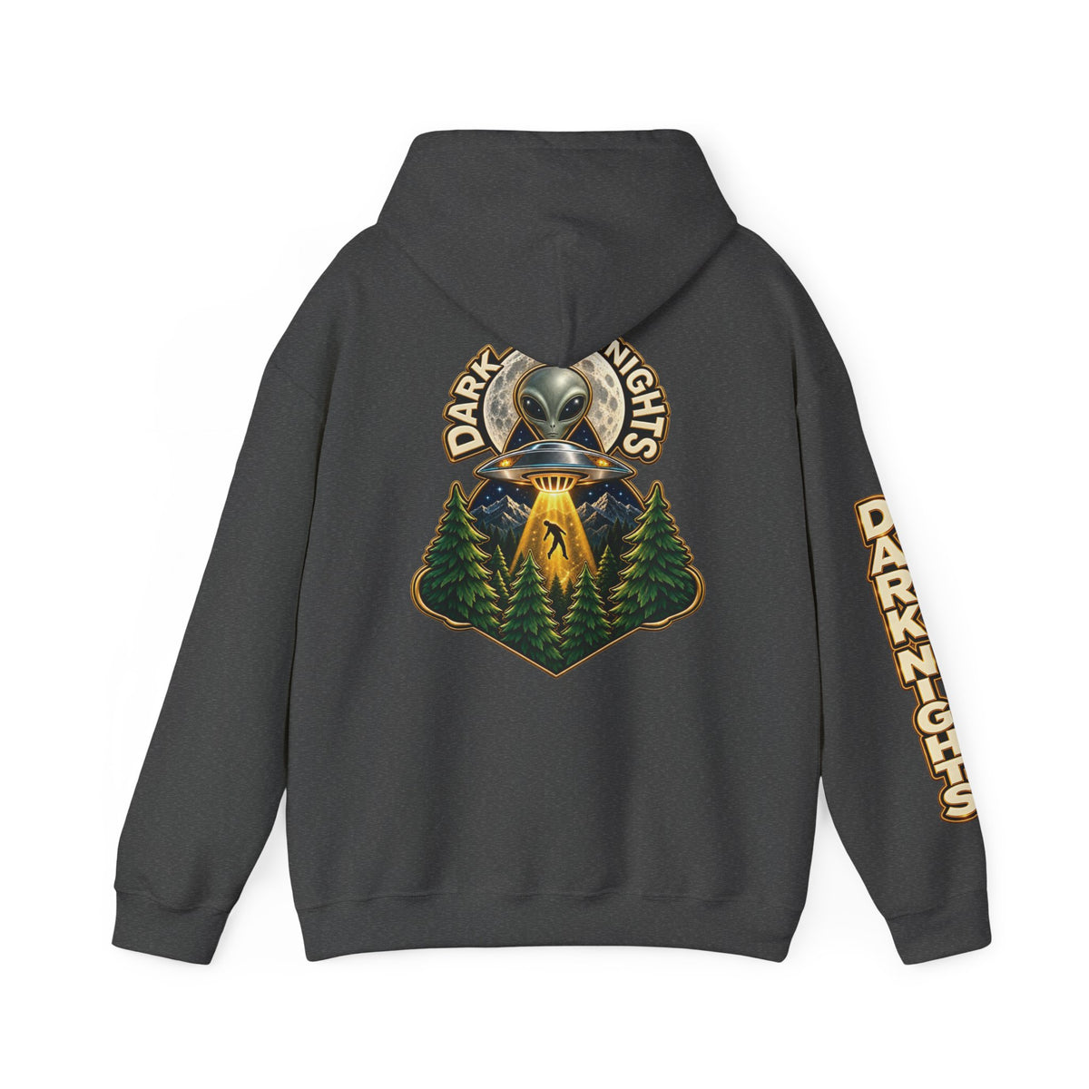 Dark Nights x Retro Abduction Graphic Hoodie