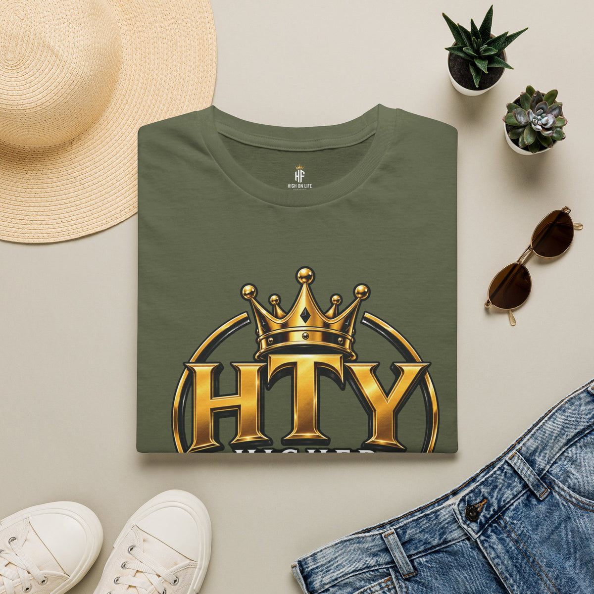 Higher Than Yesterday x HTY Crown Graphic Tee