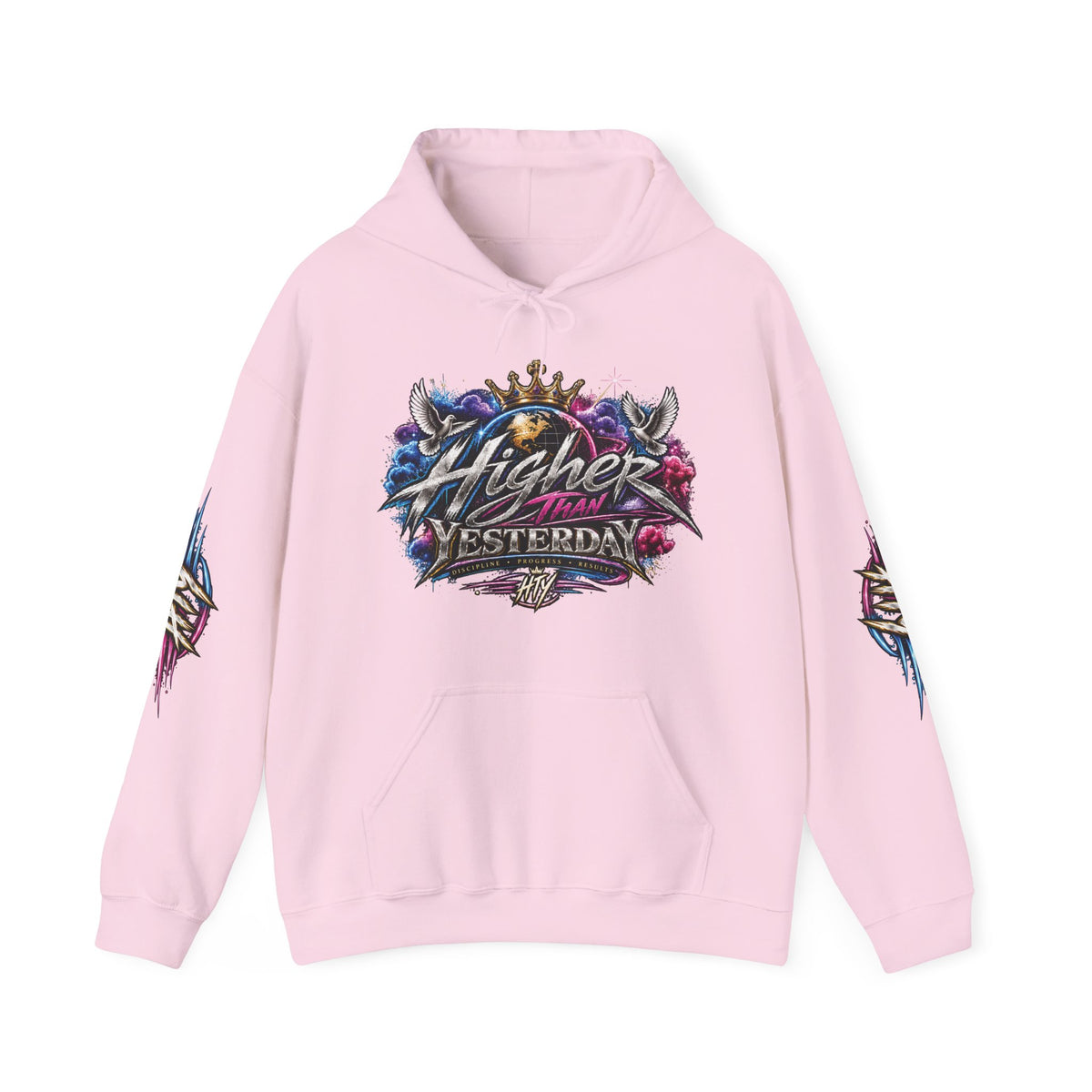 HigherThanYesterday x “Crowned Progress” Pullover Hoodie