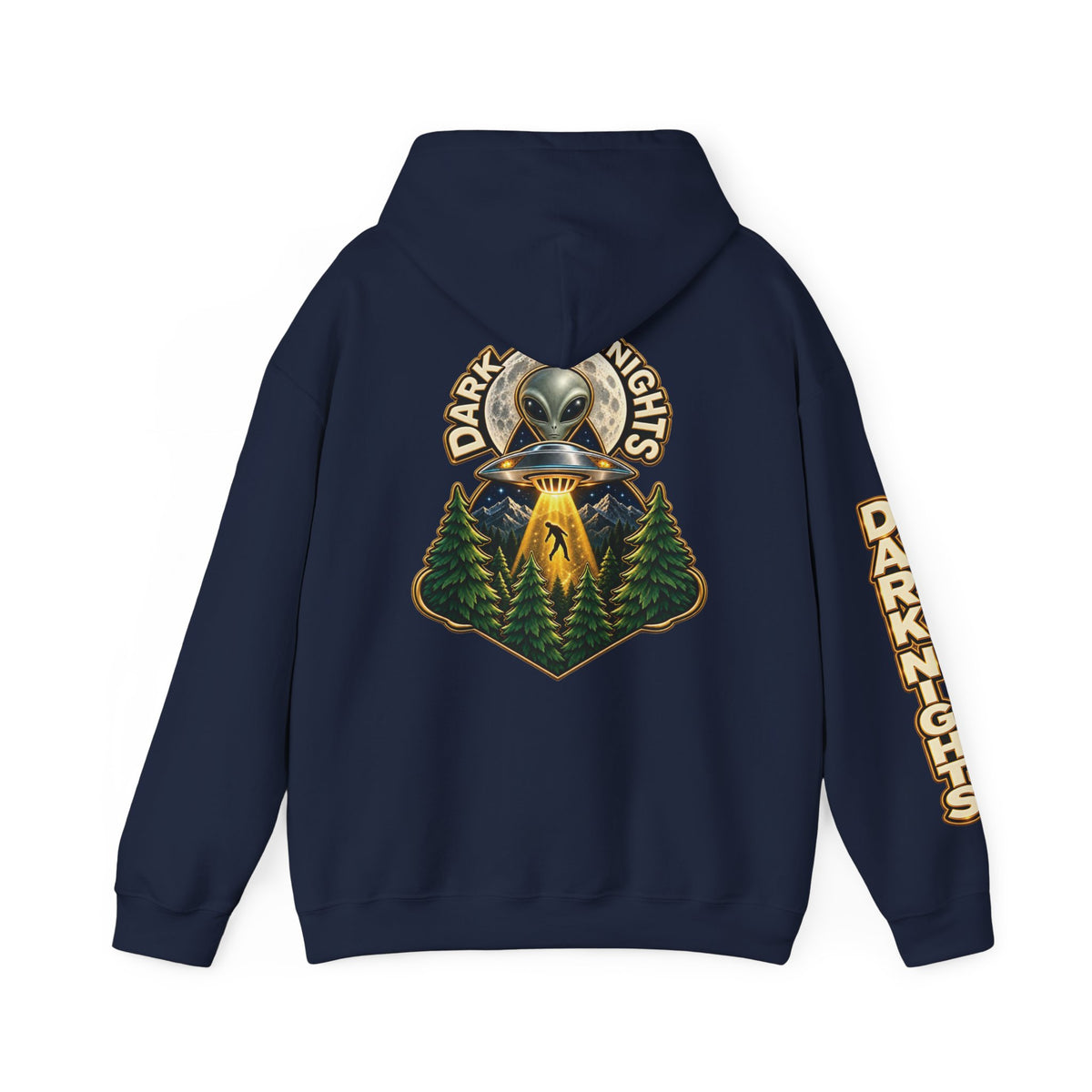 Dark Nights x Retro Abduction Graphic Hoodie