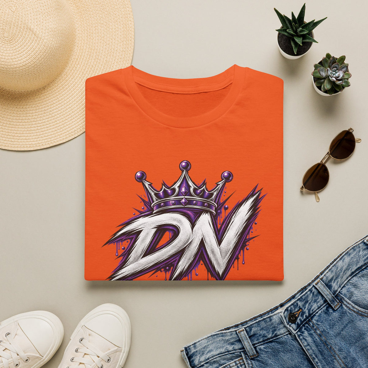 DN Crown x Thorned Heart Graphic T-Shirt