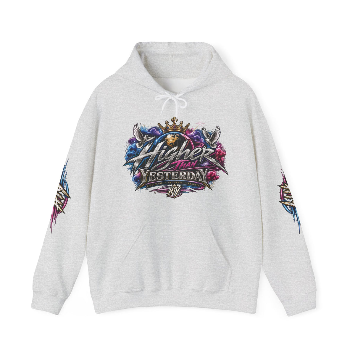 HigherThanYesterday x “Crowned Progress” Pullover Hoodie