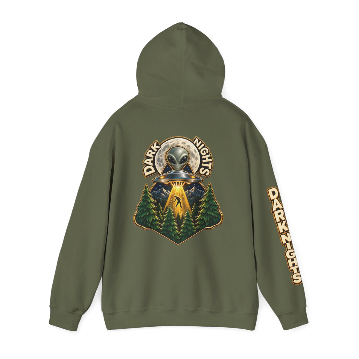 Dark Nights x Retro Abduction Graphic Hoodie
