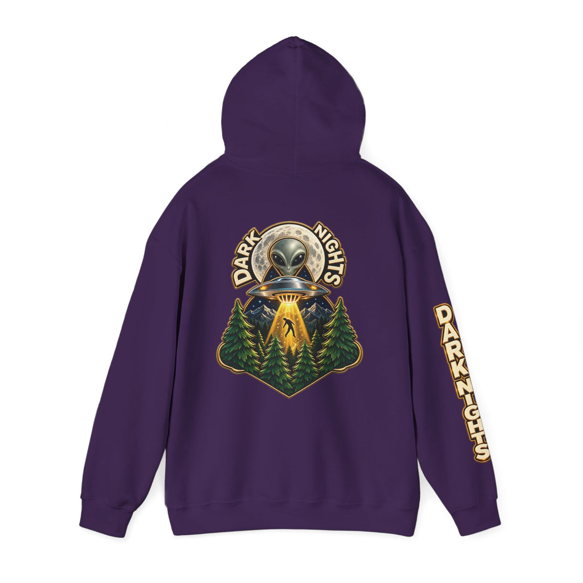 Dark Nights x Retro Abduction Graphic Hoodie