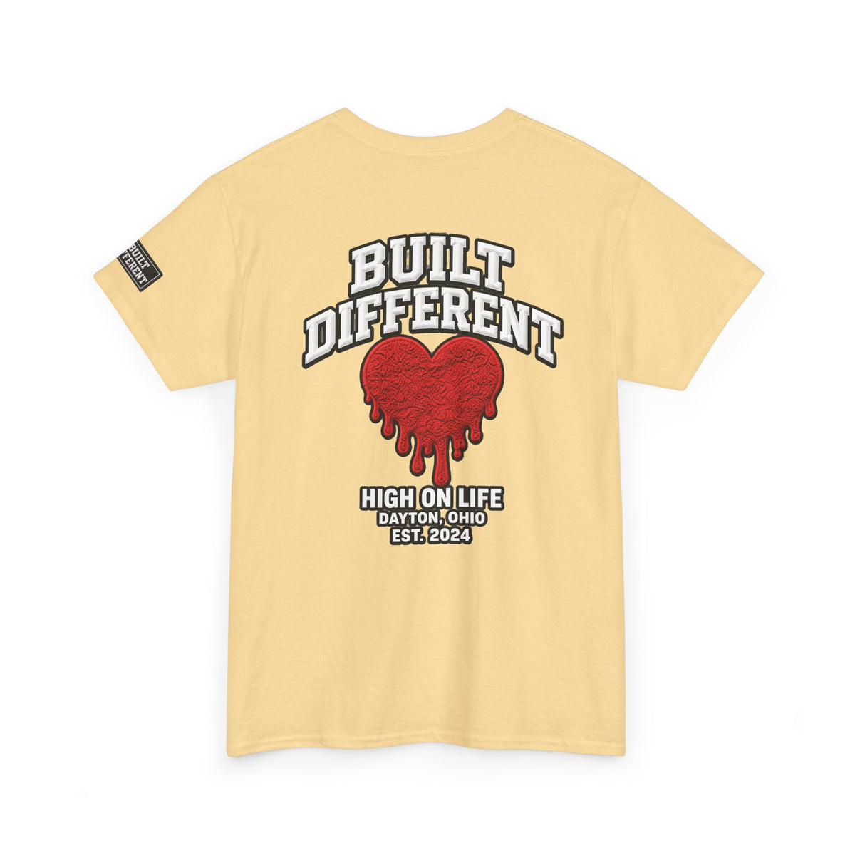 BuiltDifferent x HighOnLife x Dripping Heart TShirt