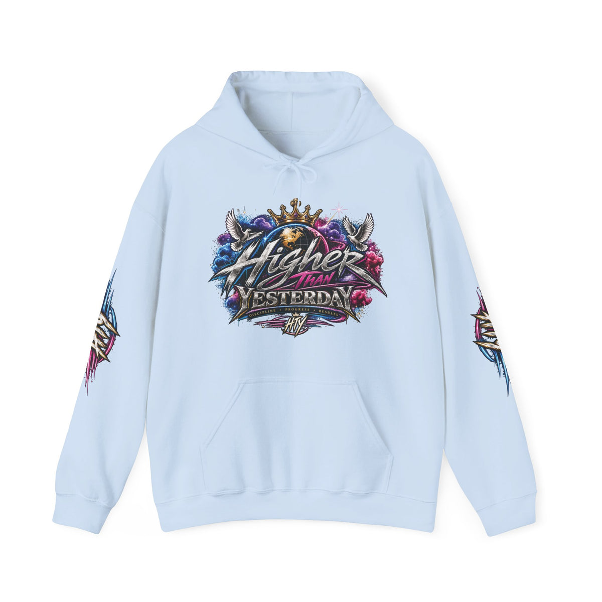 HigherThanYesterday x “Crowned Progress” Pullover Hoodie