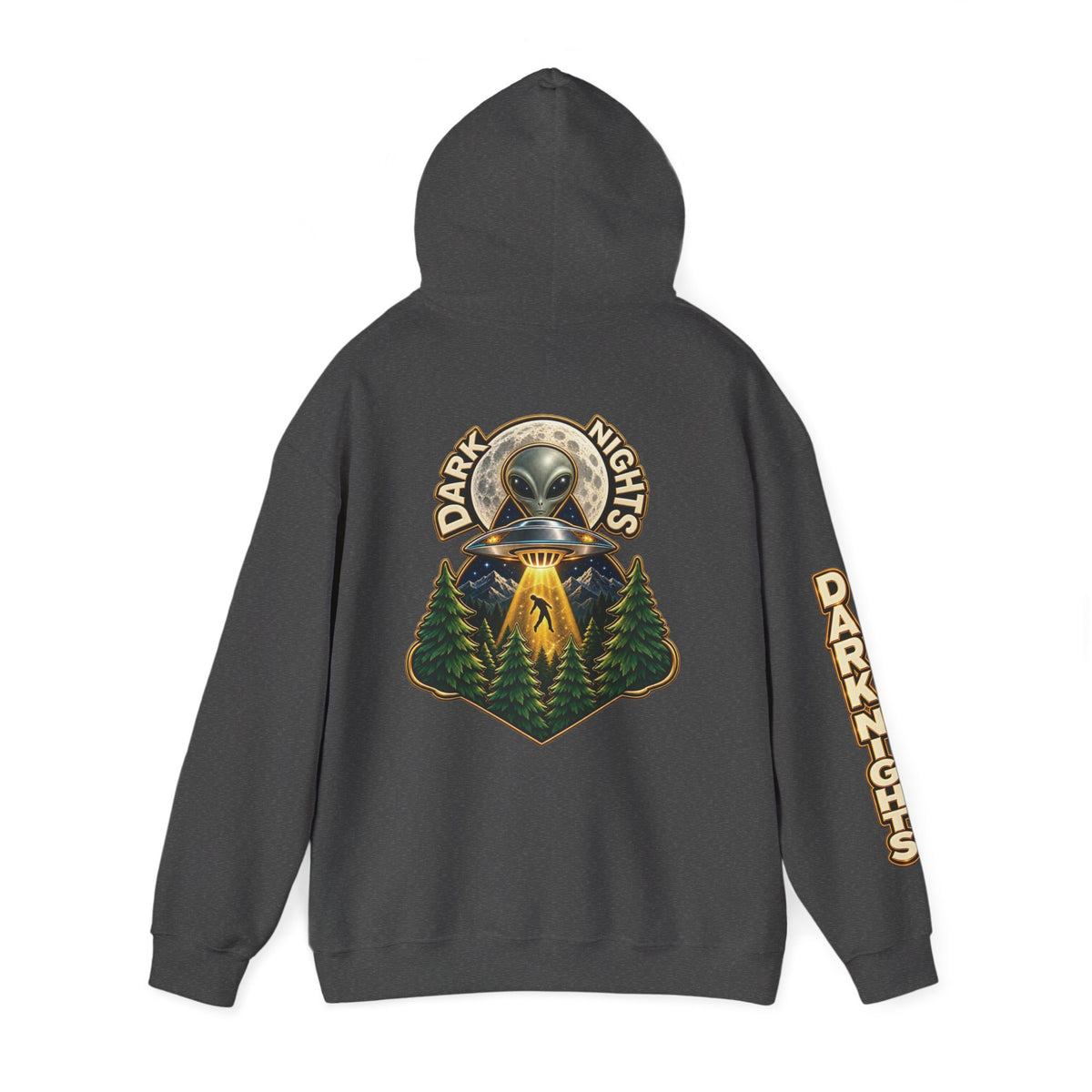 Dark Nights x Retro Abduction Graphic Hoodie