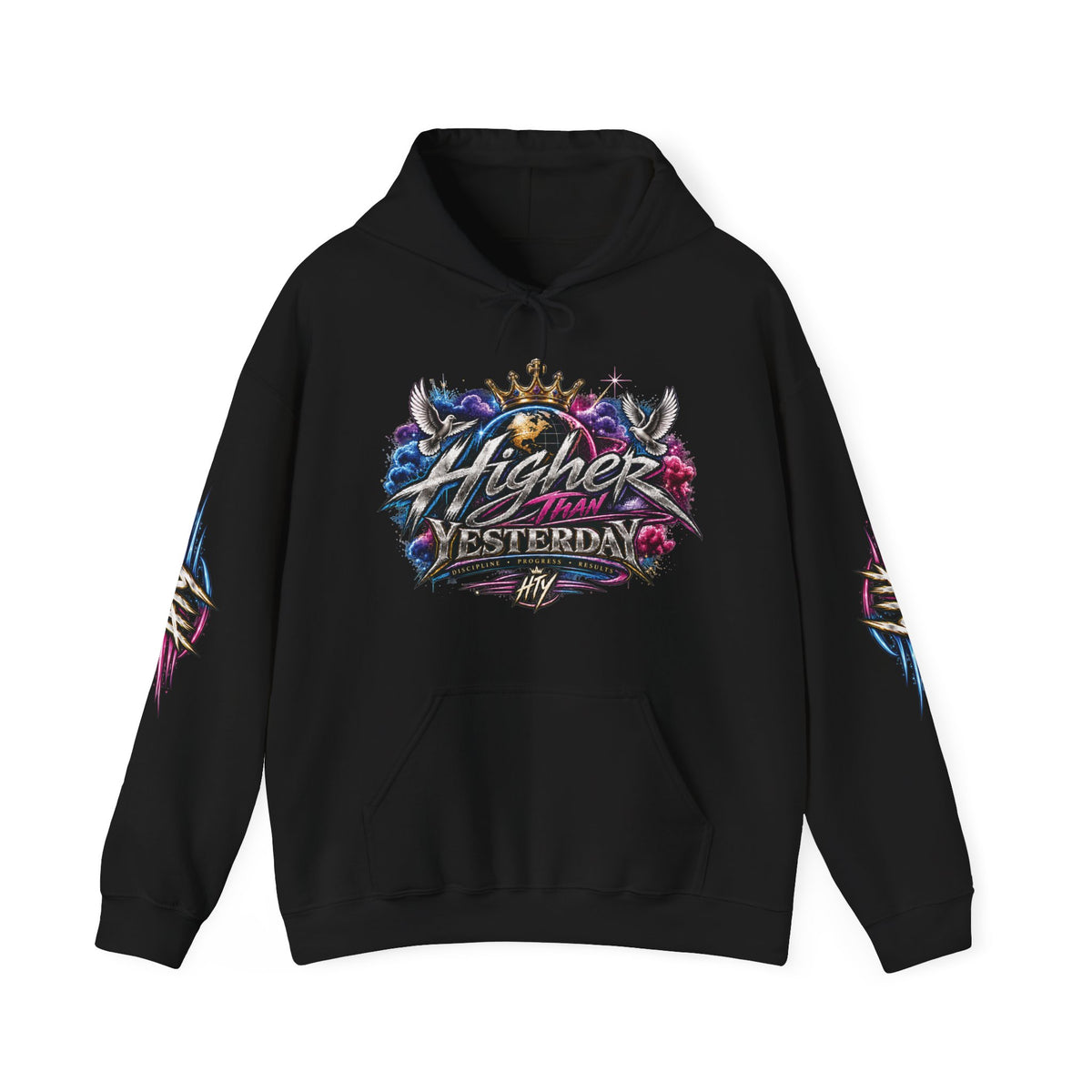 HigherThanYesterday x “Crowned Progress” Pullover Hoodie
