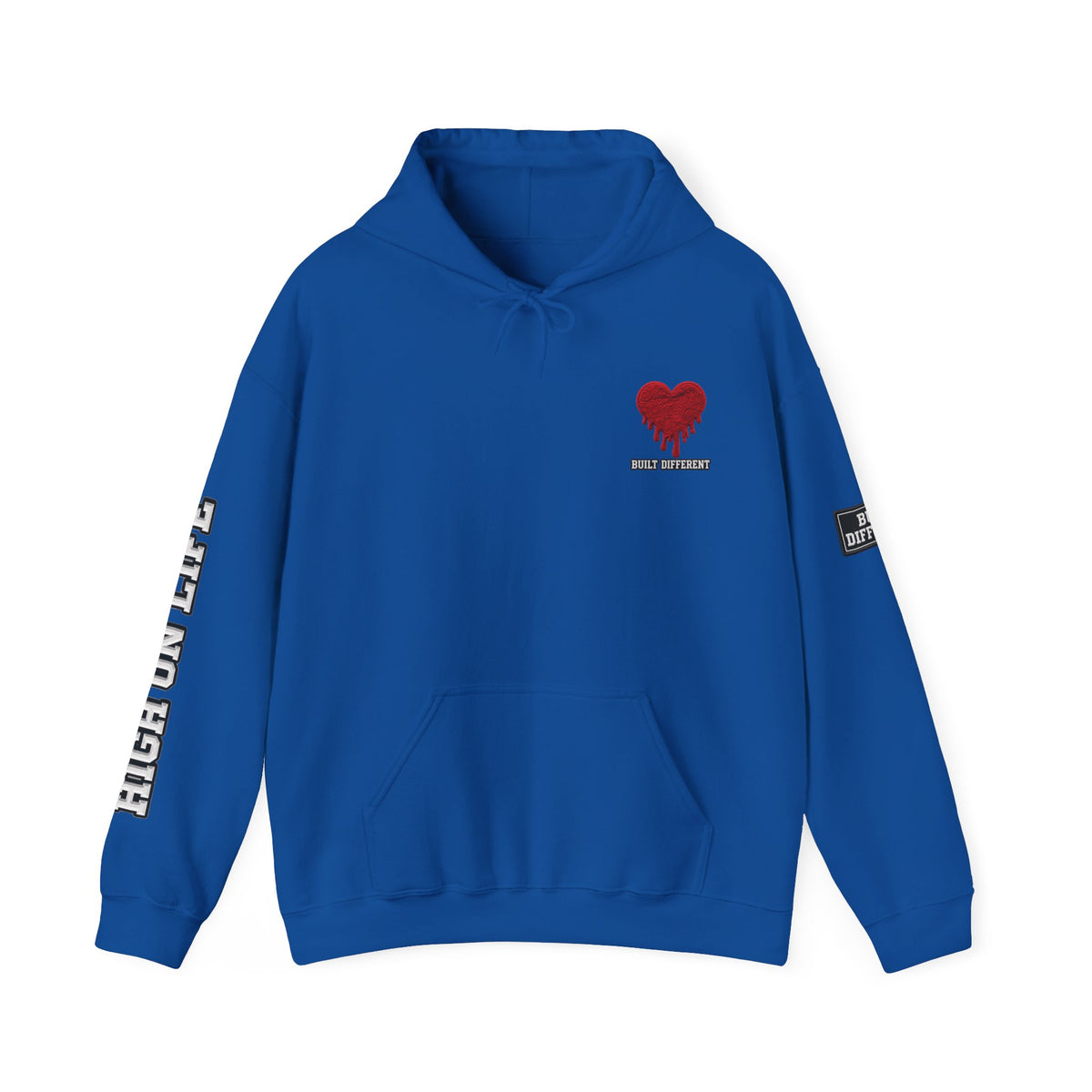 HighOnLife x Built Different x Dripping Heart Hoodie