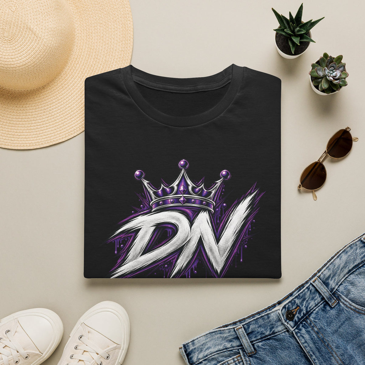 DN Crown x Thorned Heart Graphic T-Shirt