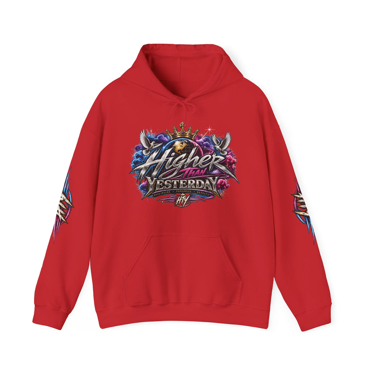 HigherThanYesterday x “Crowned Progress” Pullover Hoodie
