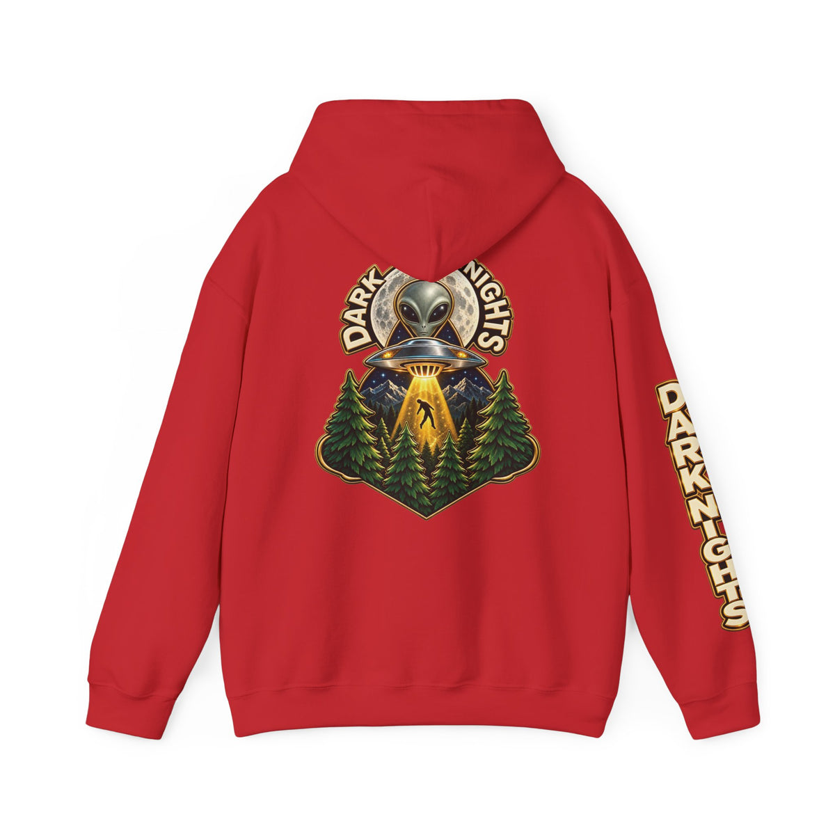 Dark Nights x Retro Abduction Graphic Hoodie